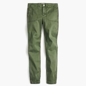 J. Crew 25 9" Cargo Toothpick Distressed Fatigue